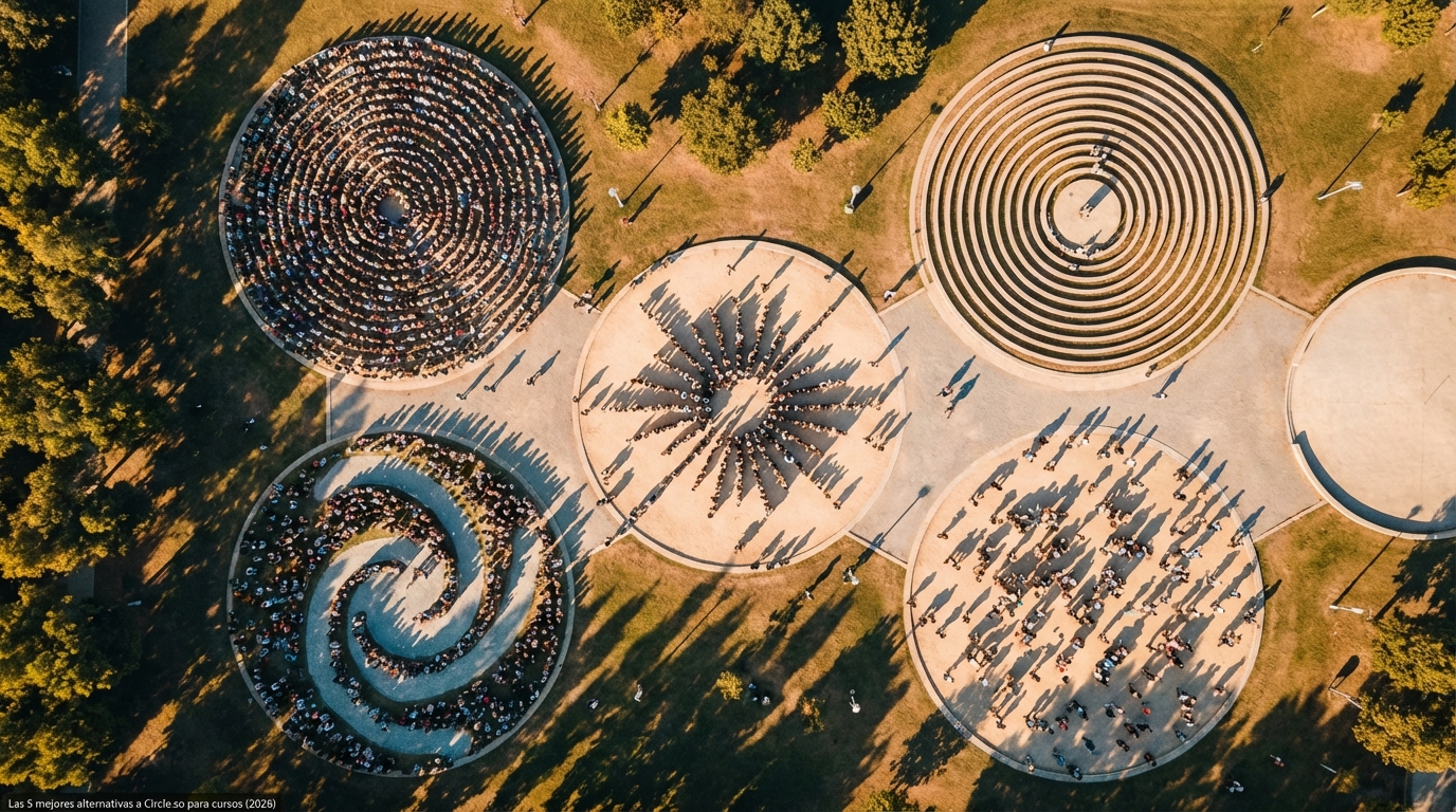 Las 5 mejores alternativas a Circle.so para cursos (2026)