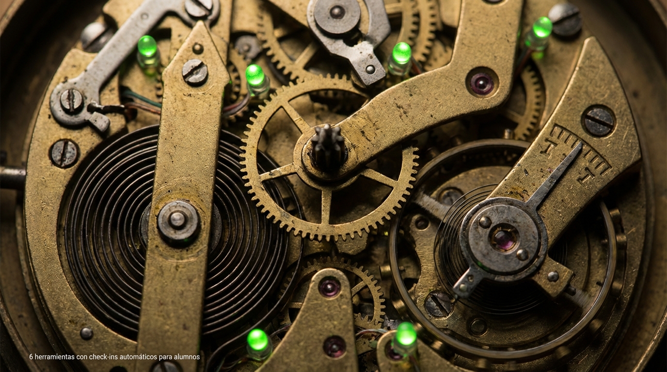 6 herramientas con check-ins automáticos para alumnos