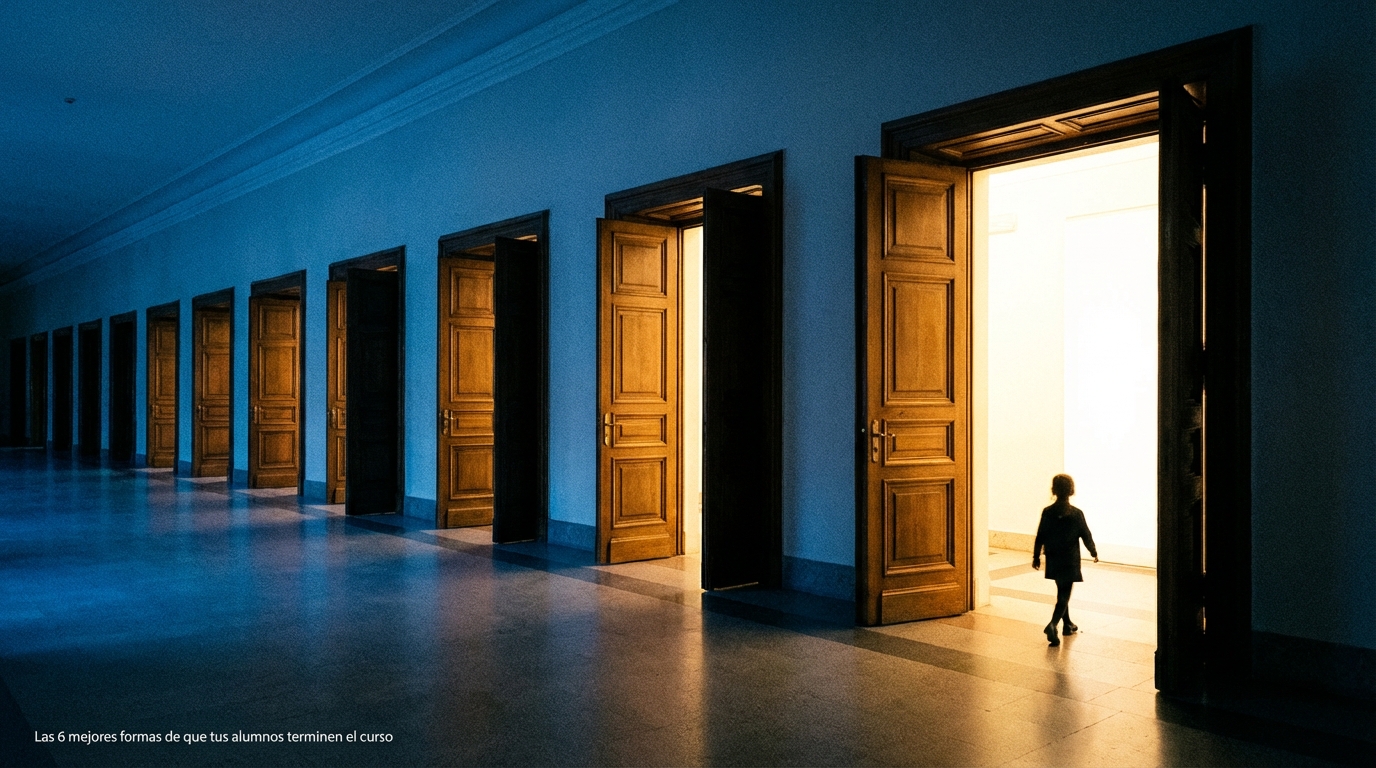 Las 6 mejores formas de que tus alumnos terminen el curso