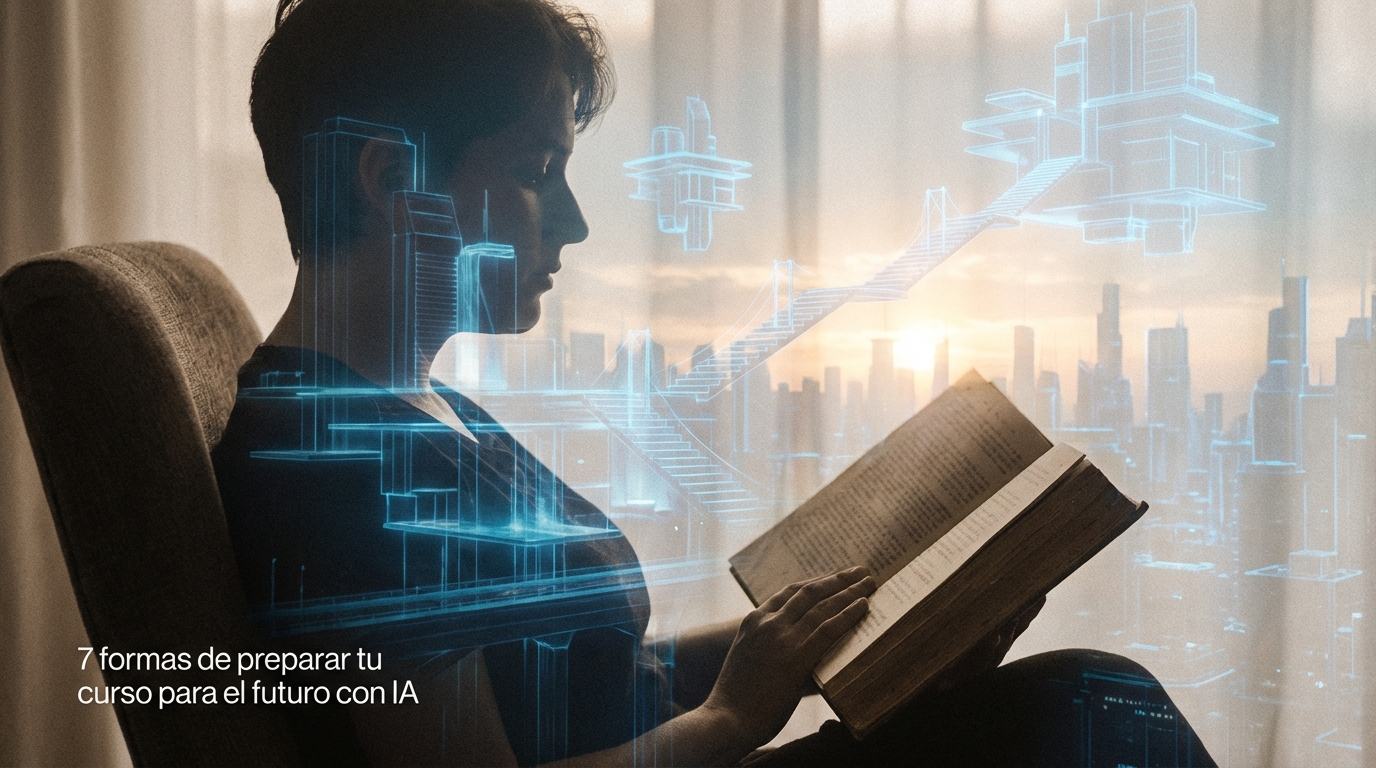 7 formas de preparar tu curso para el futuro con IA
