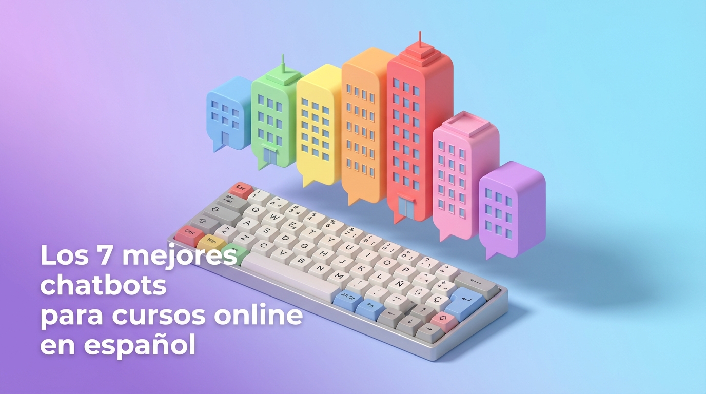 Los 7 mejores chatbots para cursos online en español