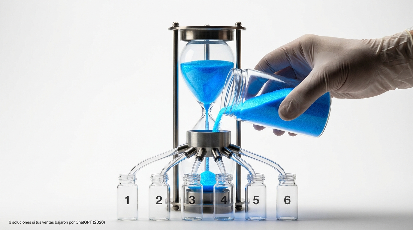 6 soluciones si tus ventas bajaron por ChatGPT (2026)