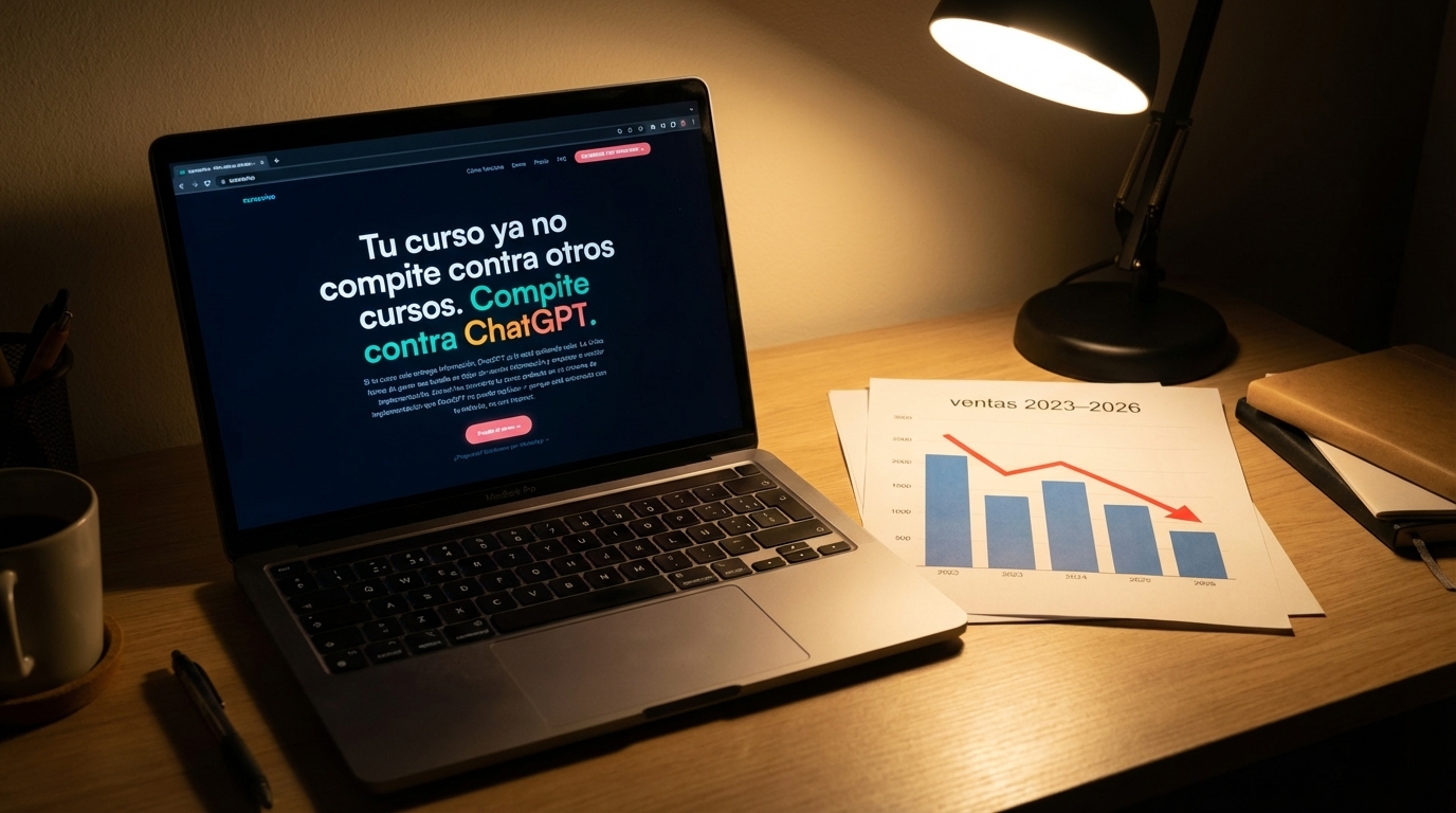 por qué bajaron mis ventas de cursos online