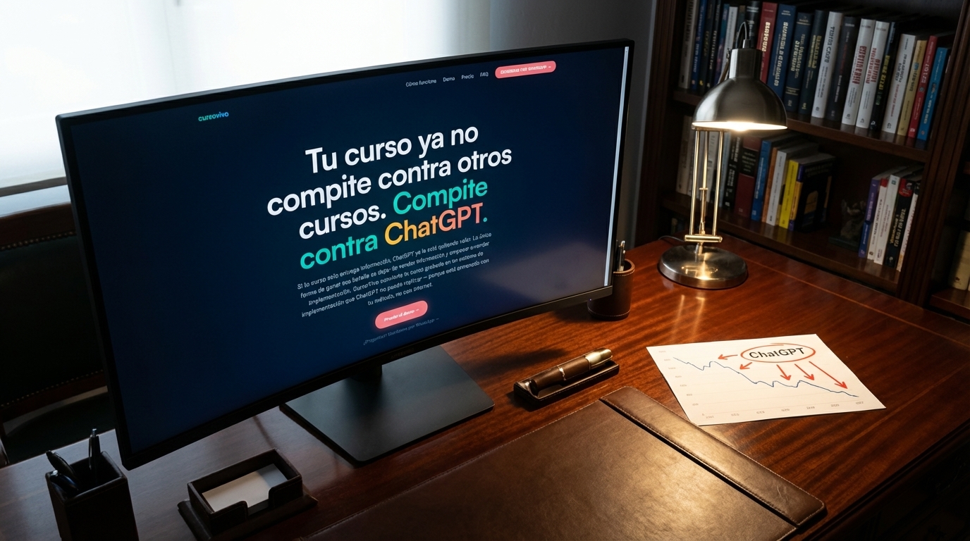 qué hacer cuando ChatGPT roba ventas de cursos