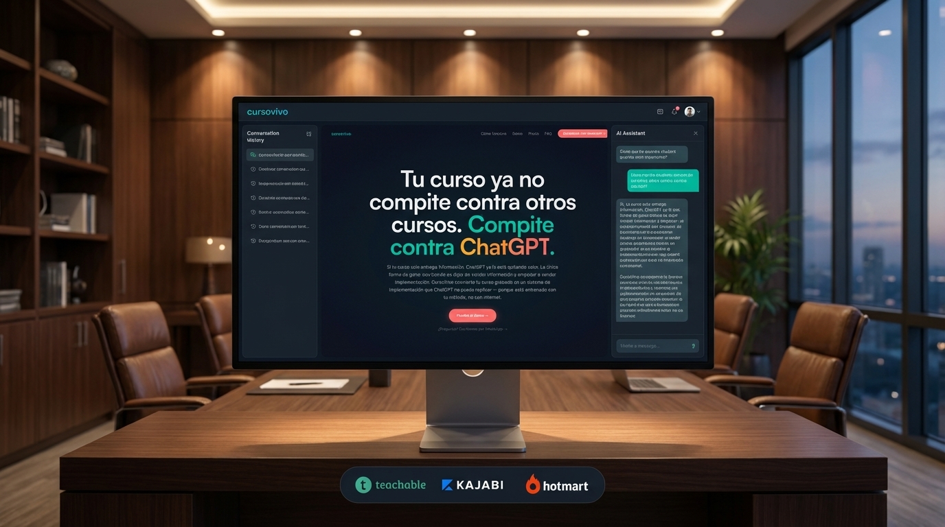 asistente IA para plataforma de cursos